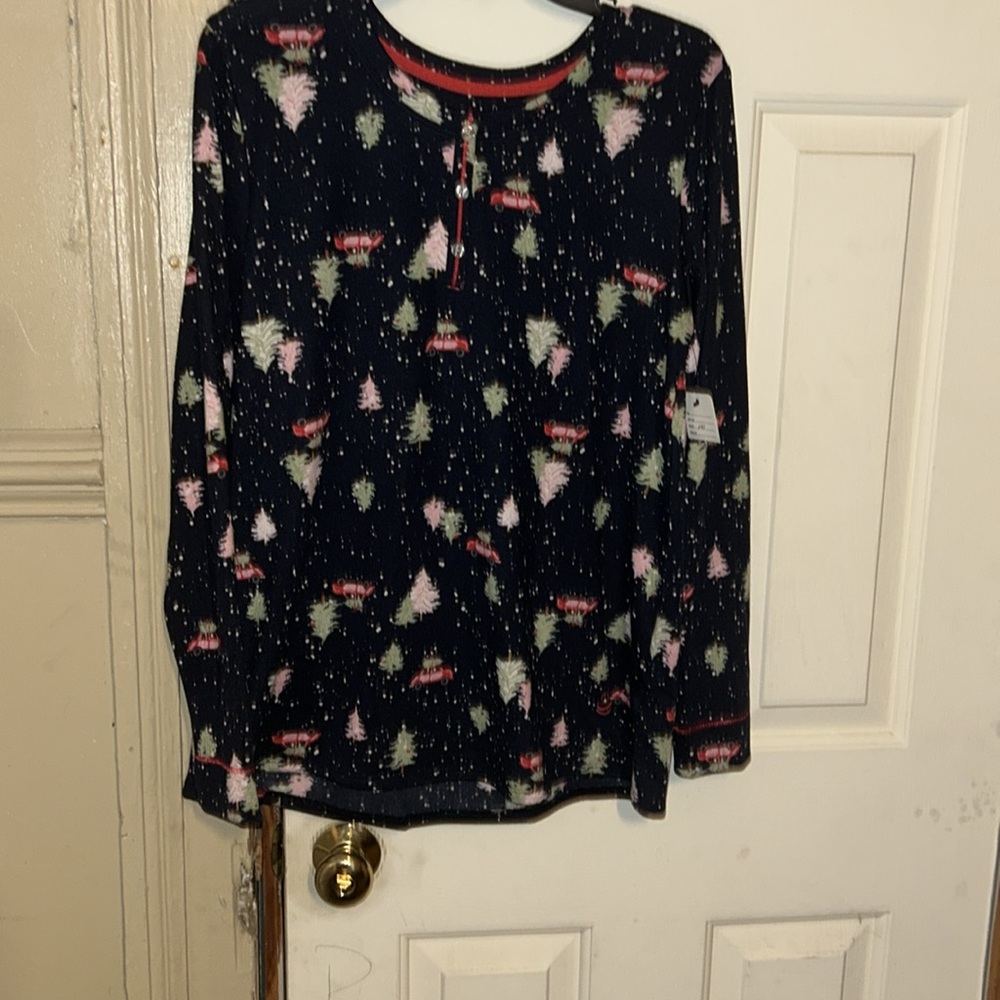 Cuddl Duds medium two piece pajamas set holiday (or not) - Picture 5 of 12